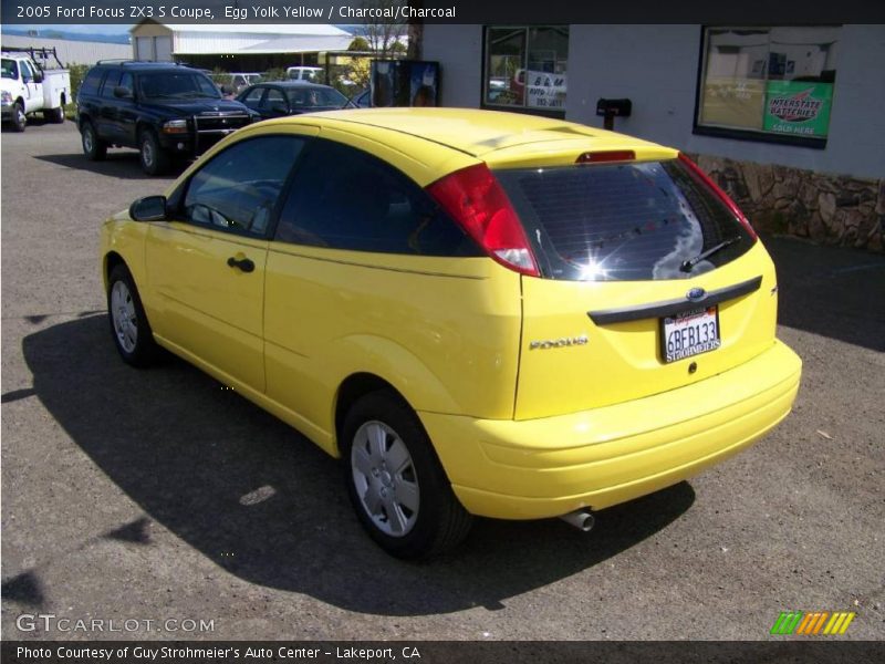 Egg Yolk Yellow / Charcoal/Charcoal 2005 Ford Focus ZX3 S Coupe