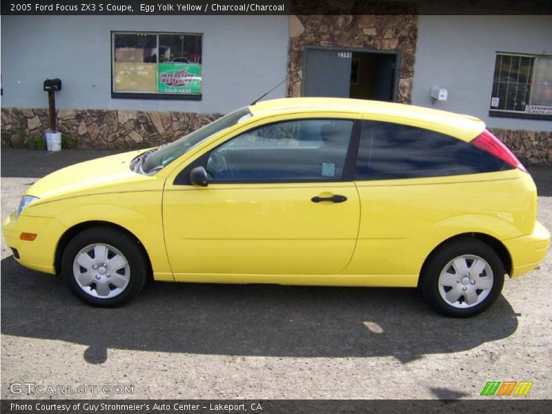 Egg Yolk Yellow / Charcoal/Charcoal 2005 Ford Focus ZX3 S Coupe