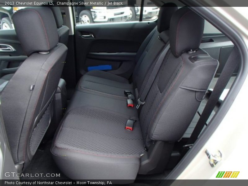 Champagne Silver Metallic / Jet Black 2013 Chevrolet Equinox LS