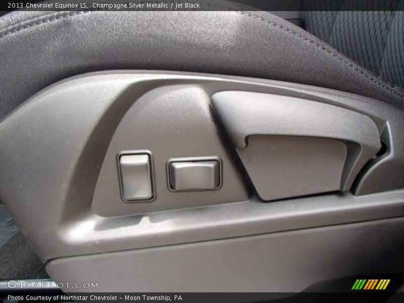 Champagne Silver Metallic / Jet Black 2013 Chevrolet Equinox LS