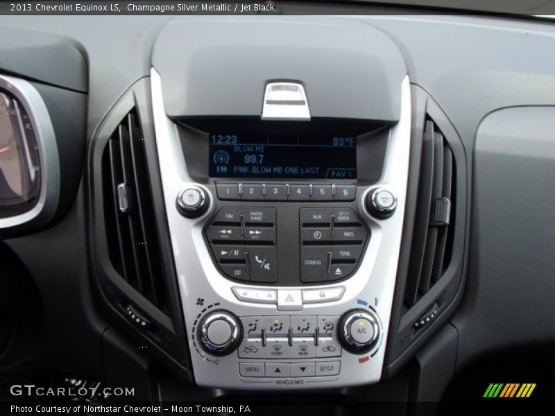Champagne Silver Metallic / Jet Black 2013 Chevrolet Equinox LS