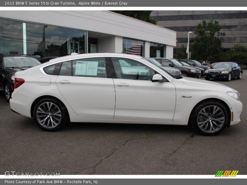 2013 5 Series 550i Gran Turismo Alpine White