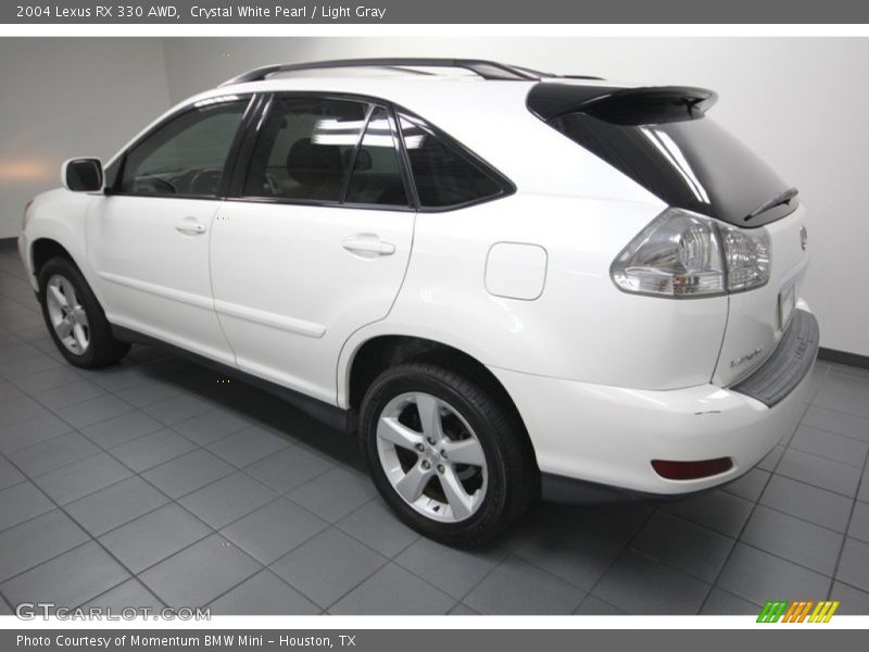 Crystal White Pearl / Light Gray 2004 Lexus RX 330 AWD