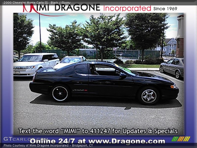 Black / Ebony 2000 Chevrolet Monte Carlo SS