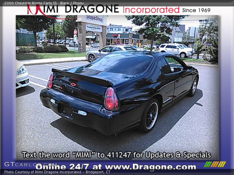 Black / Ebony 2000 Chevrolet Monte Carlo SS