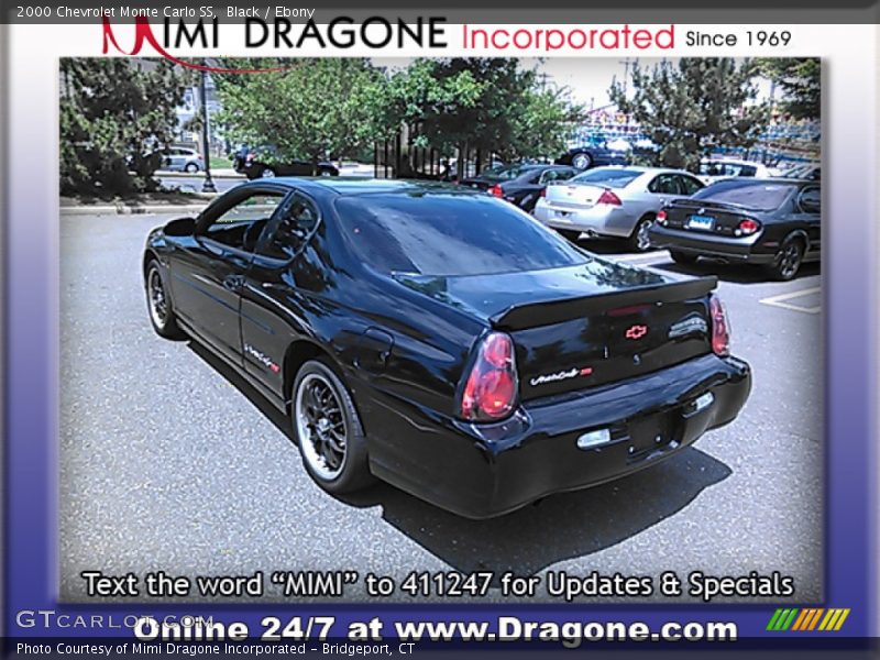 Black / Ebony 2000 Chevrolet Monte Carlo SS