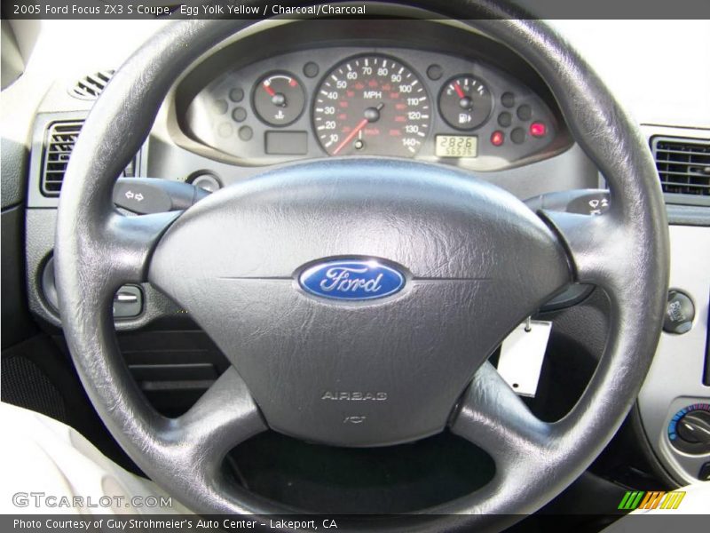 Egg Yolk Yellow / Charcoal/Charcoal 2005 Ford Focus ZX3 S Coupe