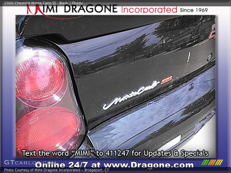 Black / Ebony 2000 Chevrolet Monte Carlo SS