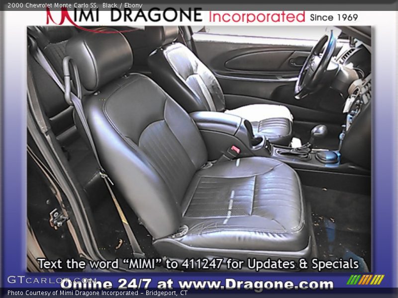Black / Ebony 2000 Chevrolet Monte Carlo SS