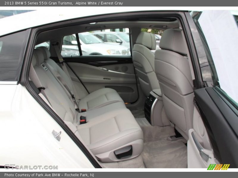 Rear Seat of 2013 5 Series 550i Gran Turismo