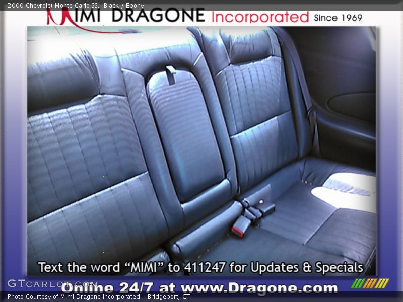 Black / Ebony 2000 Chevrolet Monte Carlo SS