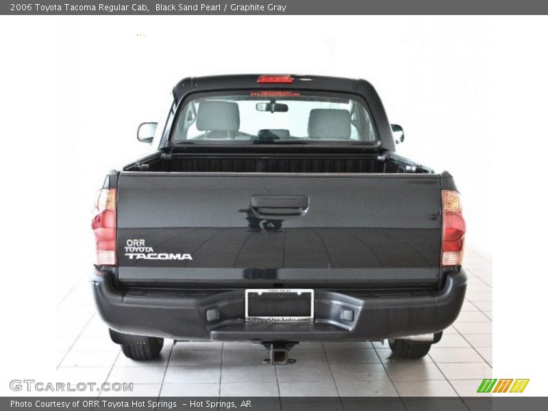 Black Sand Pearl / Graphite Gray 2006 Toyota Tacoma Regular Cab