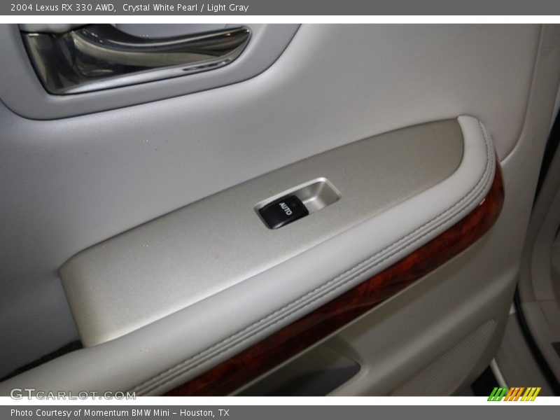 Crystal White Pearl / Light Gray 2004 Lexus RX 330 AWD