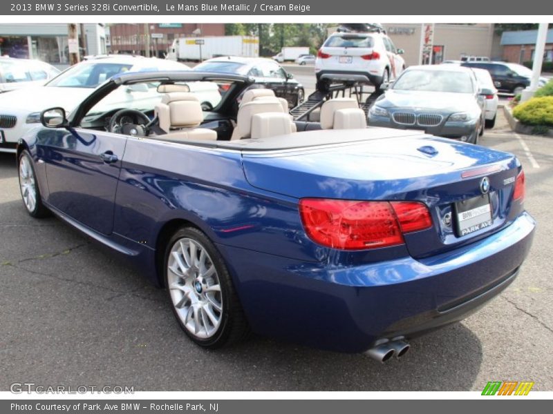 Le Mans Blue Metallic / Cream Beige 2013 BMW 3 Series 328i Convertible