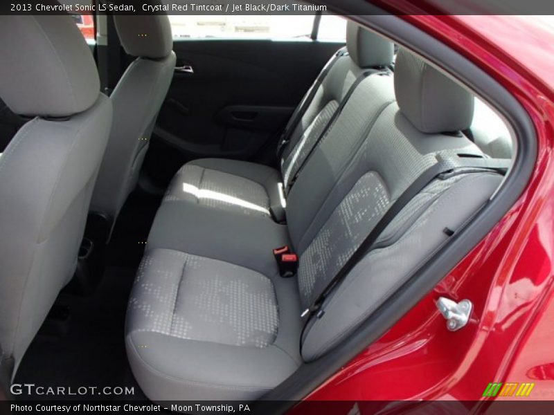 Crystal Red Tintcoat / Jet Black/Dark Titanium 2013 Chevrolet Sonic LS Sedan