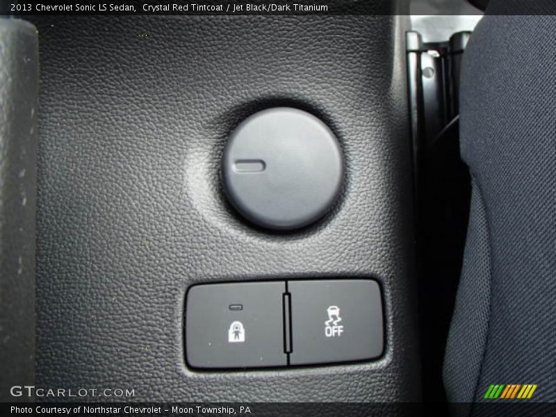 Crystal Red Tintcoat / Jet Black/Dark Titanium 2013 Chevrolet Sonic LS Sedan