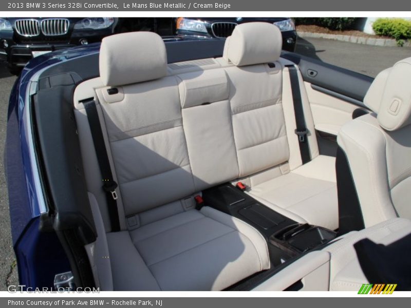 Rear Seat of 2013 3 Series 328i Convertible