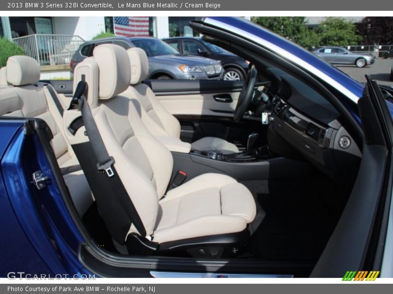 Le Mans Blue Metallic / Cream Beige 2013 BMW 3 Series 328i Convertible