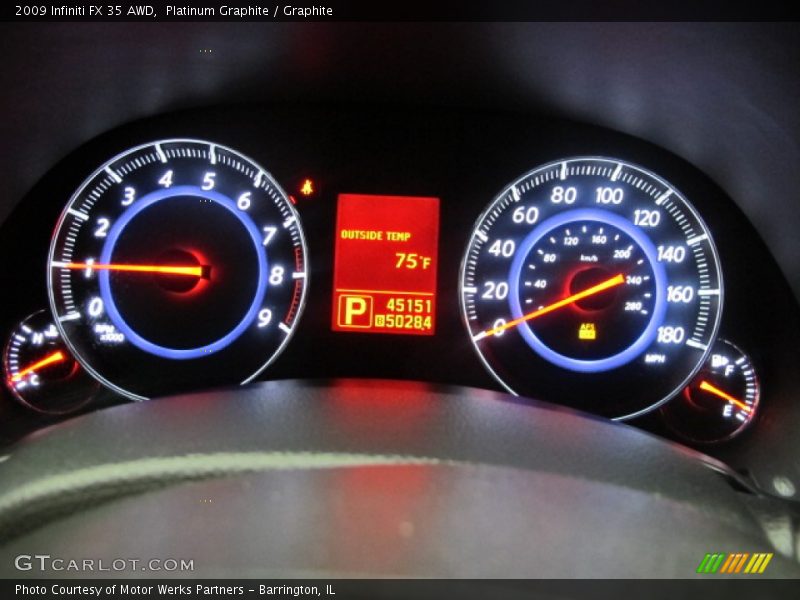 Platinum Graphite / Graphite 2009 Infiniti FX 35 AWD