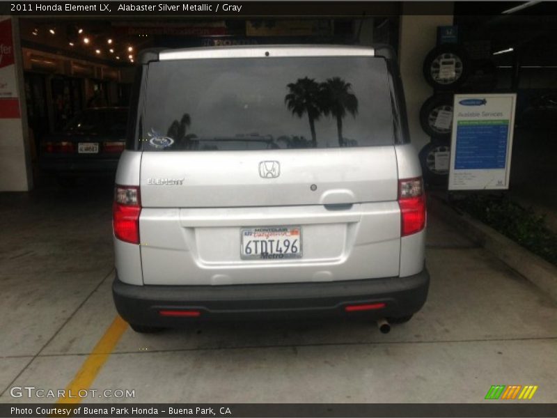 Alabaster Silver Metallic / Gray 2011 Honda Element LX