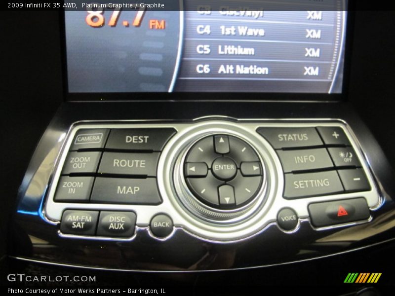 Platinum Graphite / Graphite 2009 Infiniti FX 35 AWD