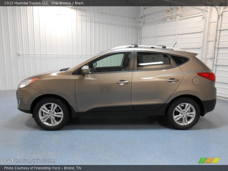 Chai Bronze / Black 2013 Hyundai Tucson GLS