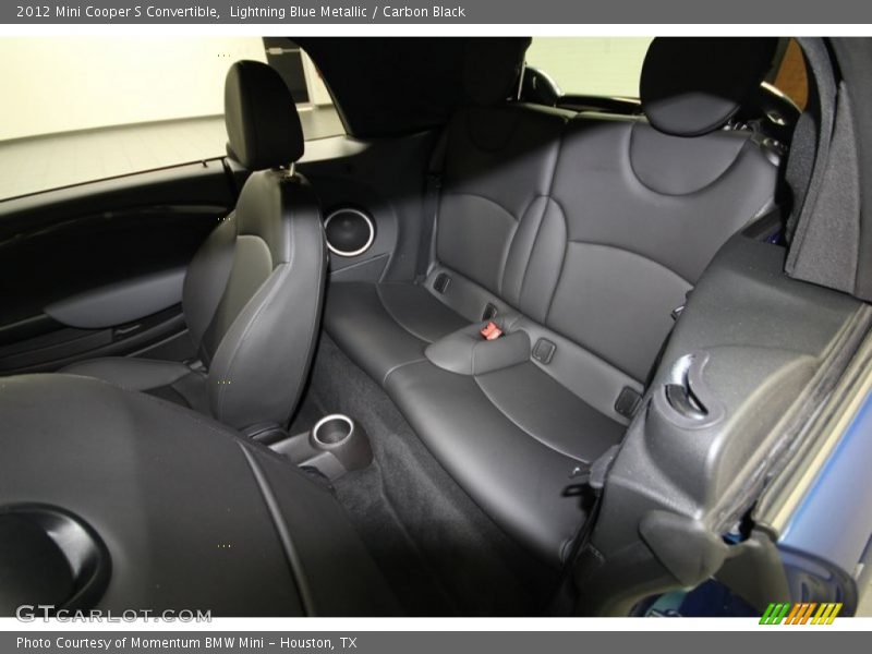 Lightning Blue Metallic / Carbon Black 2012 Mini Cooper S Convertible