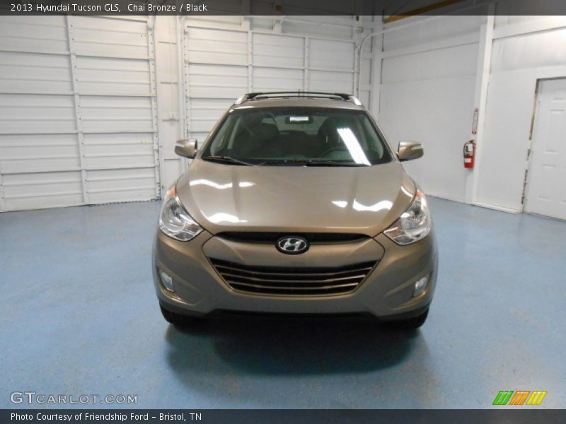 Chai Bronze / Black 2013 Hyundai Tucson GLS