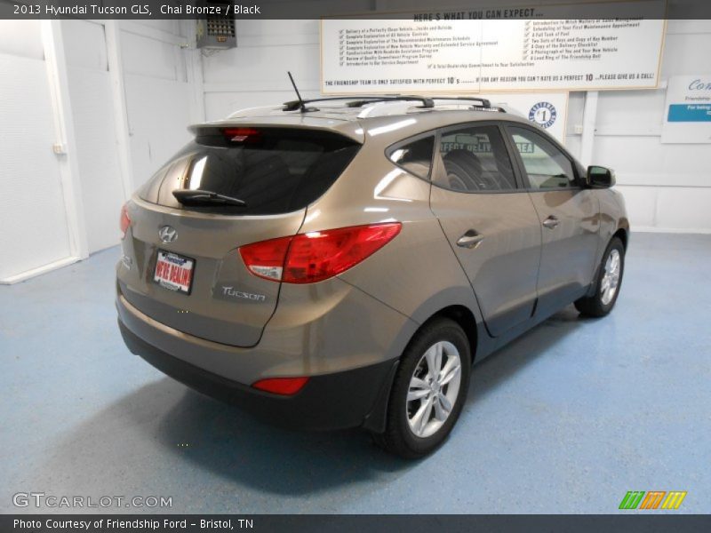 Chai Bronze / Black 2013 Hyundai Tucson GLS