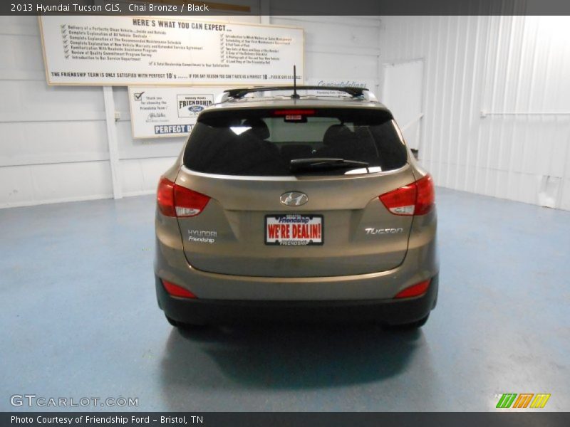 Chai Bronze / Black 2013 Hyundai Tucson GLS