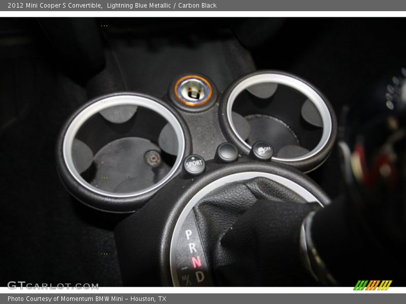 Lightning Blue Metallic / Carbon Black 2012 Mini Cooper S Convertible