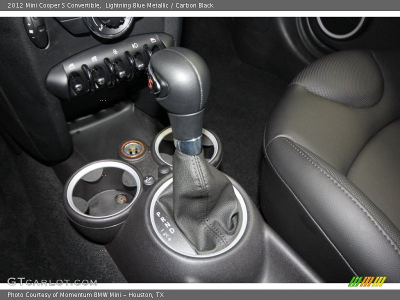 Lightning Blue Metallic / Carbon Black 2012 Mini Cooper S Convertible