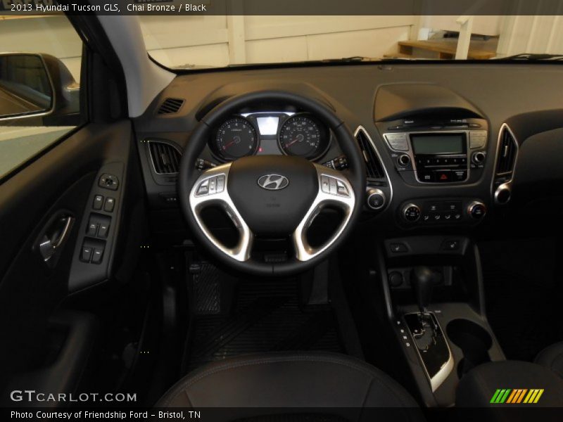 Chai Bronze / Black 2013 Hyundai Tucson GLS