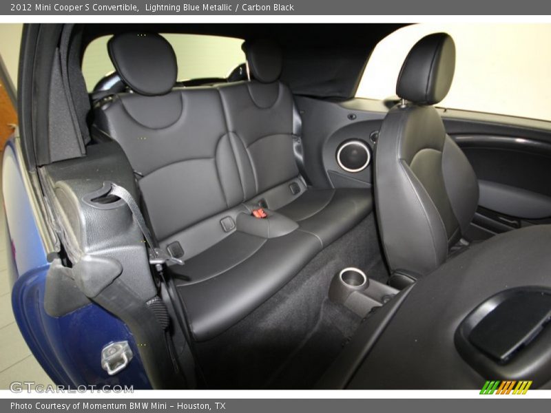 Lightning Blue Metallic / Carbon Black 2012 Mini Cooper S Convertible