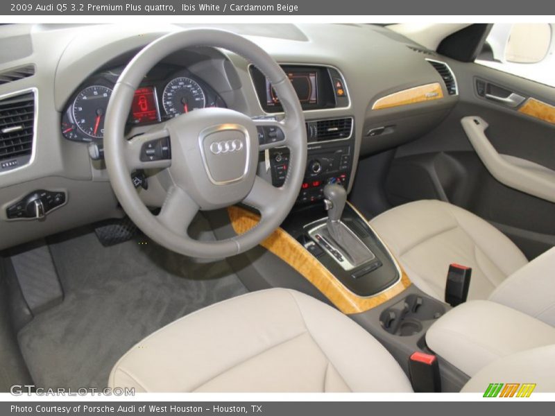 Ibis White / Cardamom Beige 2009 Audi Q5 3.2 Premium Plus quattro