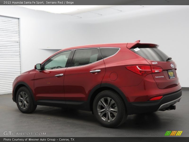 Serrano Red / Beige 2013 Hyundai Santa Fe Sport