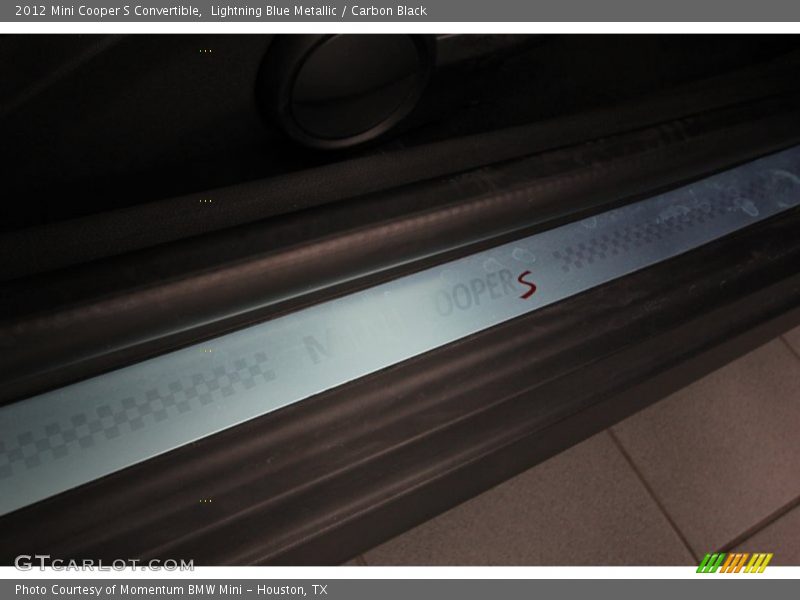 Lightning Blue Metallic / Carbon Black 2012 Mini Cooper S Convertible