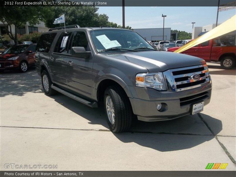 Sterling Gray Metallic / Stone 2012 Ford Expedition EL XLT