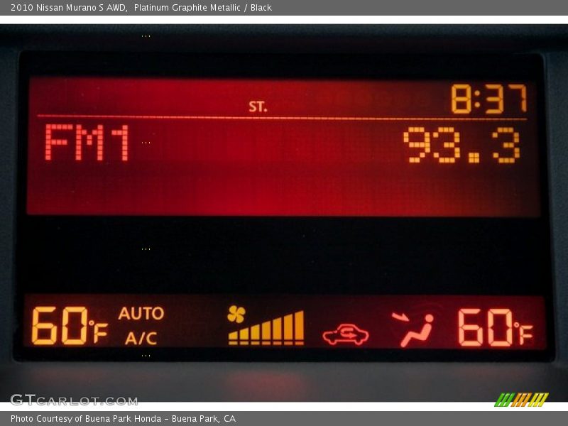 Platinum Graphite Metallic / Black 2010 Nissan Murano S AWD