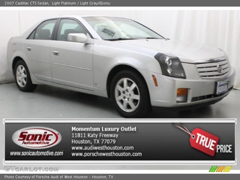 Light Platinum / Light Gray/Ebony 2007 Cadillac CTS Sedan