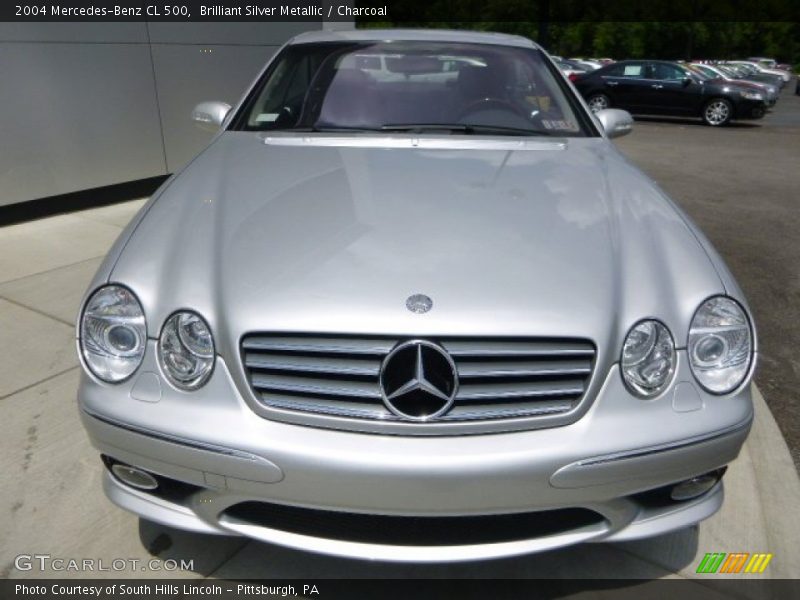 Brilliant Silver Metallic / Charcoal 2004 Mercedes-Benz CL 500