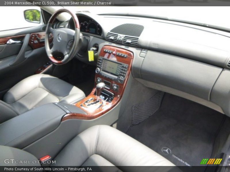 Brilliant Silver Metallic / Charcoal 2004 Mercedes-Benz CL 500