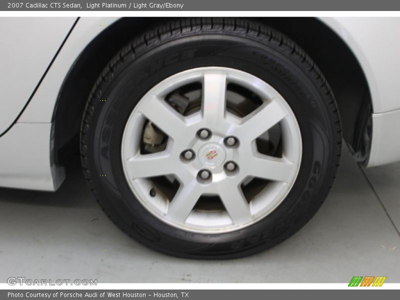 Light Platinum / Light Gray/Ebony 2007 Cadillac CTS Sedan