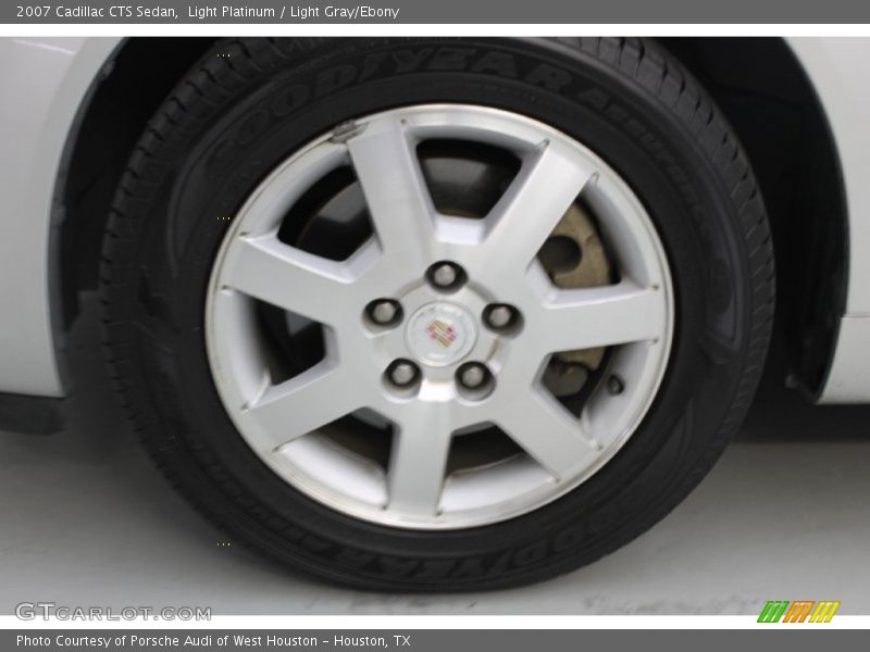 Light Platinum / Light Gray/Ebony 2007 Cadillac CTS Sedan