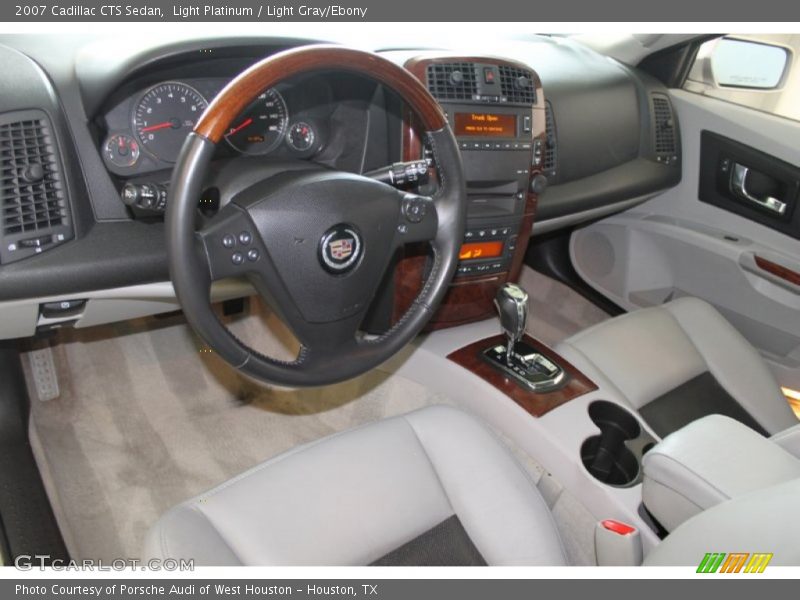 Light Platinum / Light Gray/Ebony 2007 Cadillac CTS Sedan