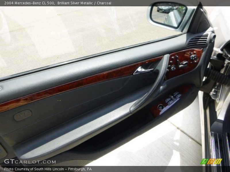 Brilliant Silver Metallic / Charcoal 2004 Mercedes-Benz CL 500