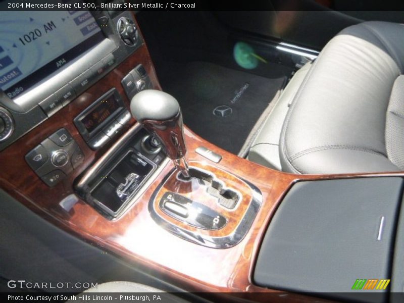 Brilliant Silver Metallic / Charcoal 2004 Mercedes-Benz CL 500