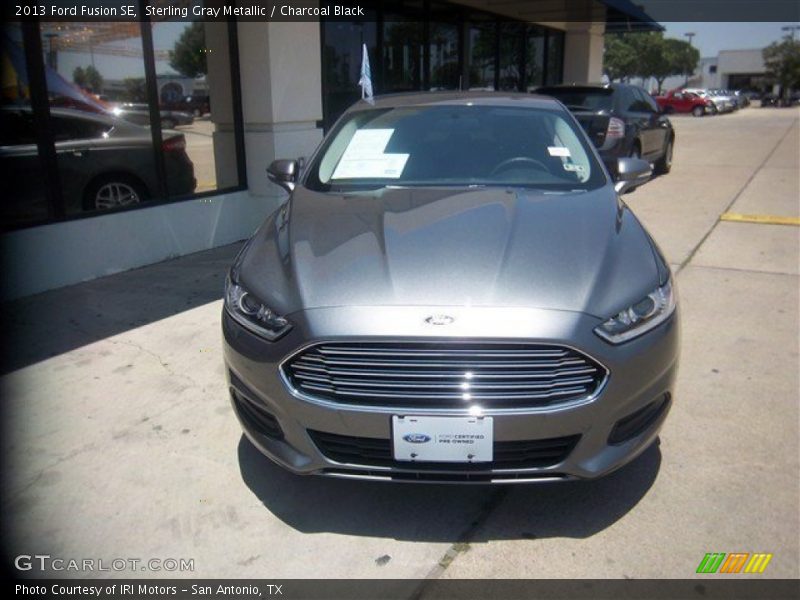 Sterling Gray Metallic / Charcoal Black 2013 Ford Fusion SE