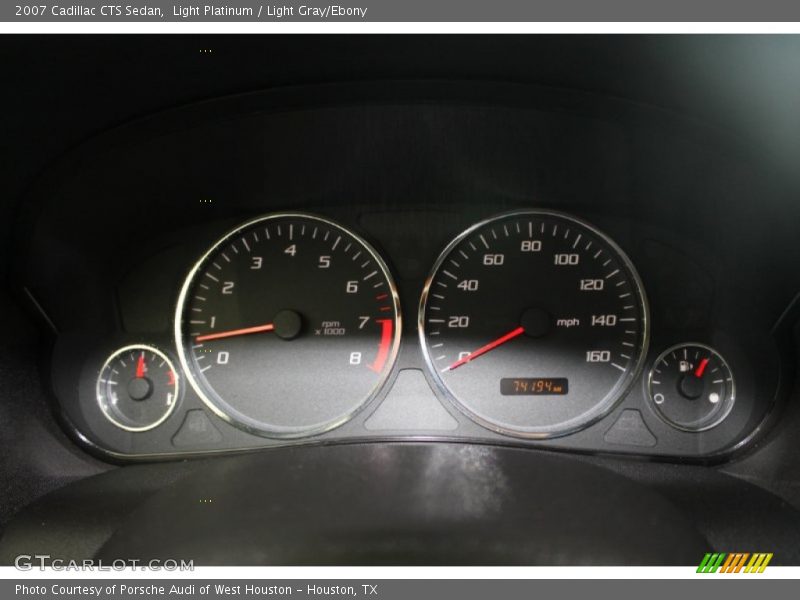 Light Platinum / Light Gray/Ebony 2007 Cadillac CTS Sedan