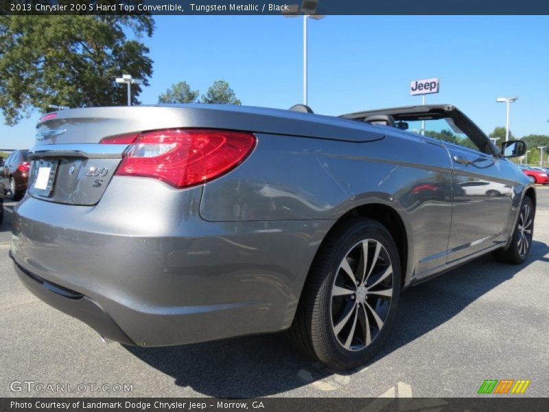 Tungsten Metallic / Black 2013 Chrysler 200 S Hard Top Convertible